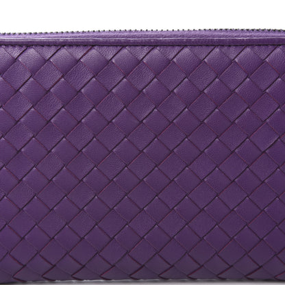 Bottega Veneta Nappa Intrecciato Zip Around Wallet Corot 9 of 10