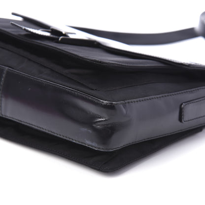 Prada Tessuto Nylon Spazzolato Shoulder Bag Black 7 of 10