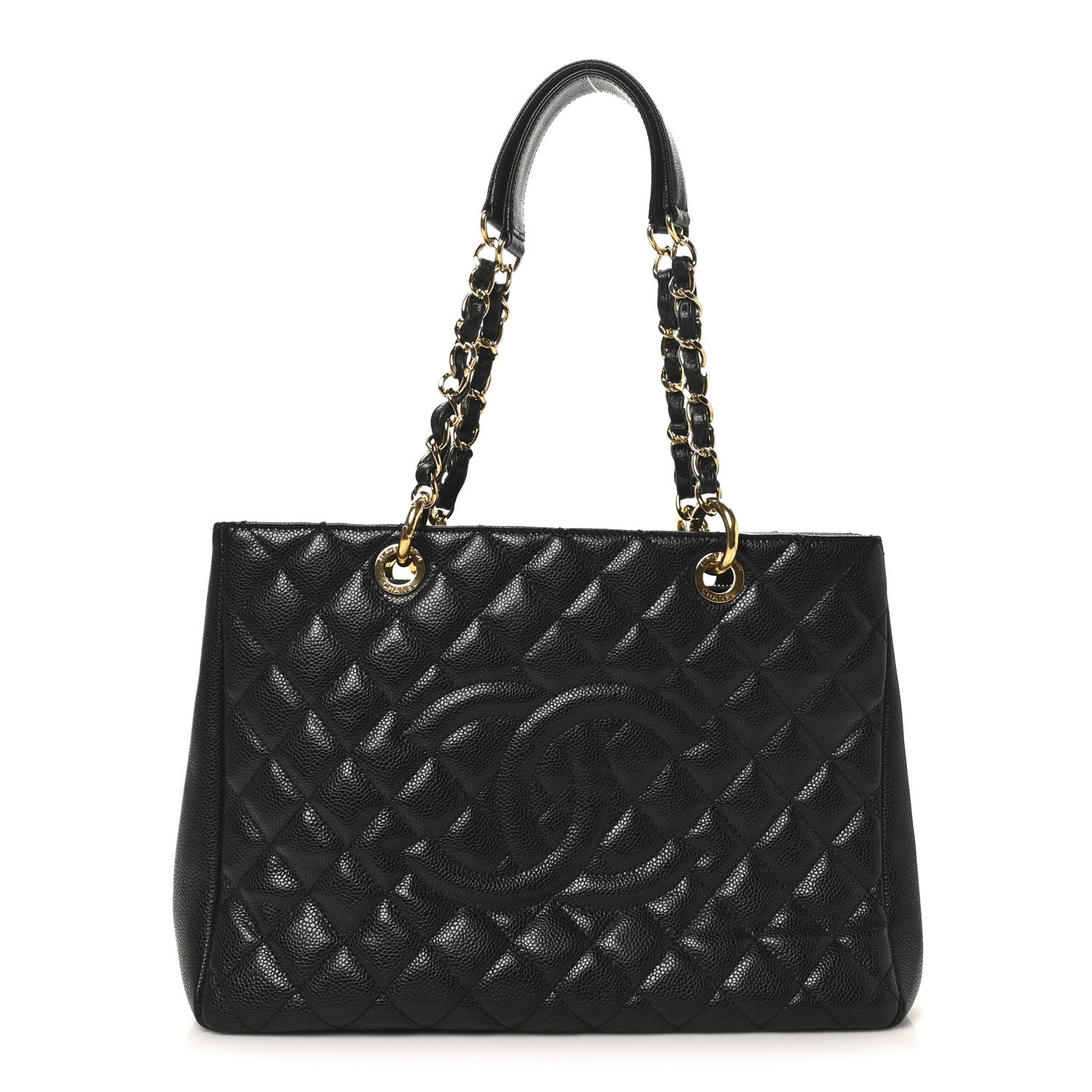 Chanel Caviar Quilted Grand Shopping Tote GST Black 1 of 10