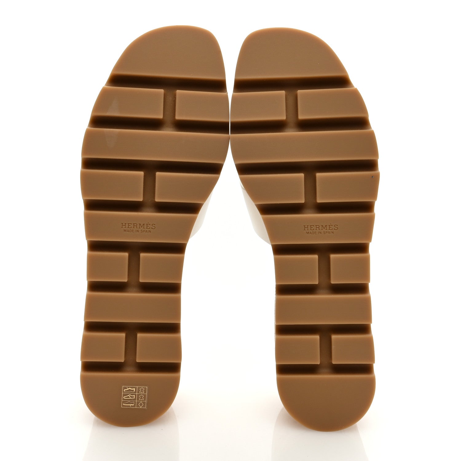 Hermes Calfskin Cork Eze 30 Sandals 40 White 5 of 8