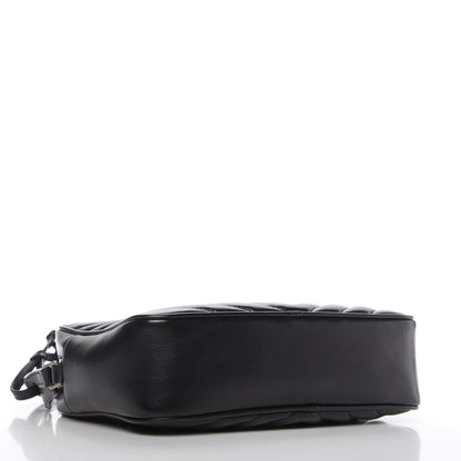 Saint Laurent Calfskin Matelasse Monogram Lou Camera Bag Black 4 of 10