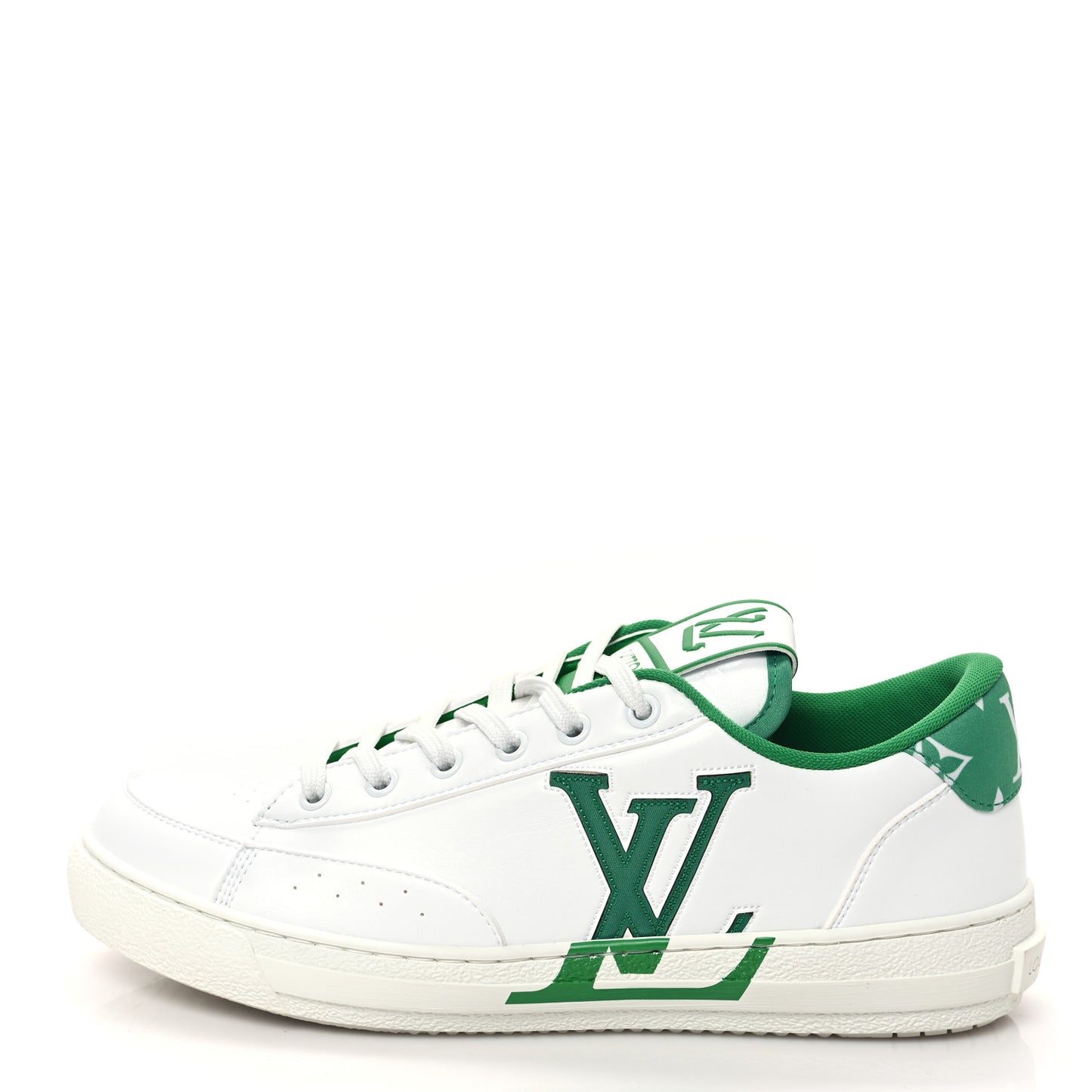 Calfskin Charlie Sneaker 40 White Green