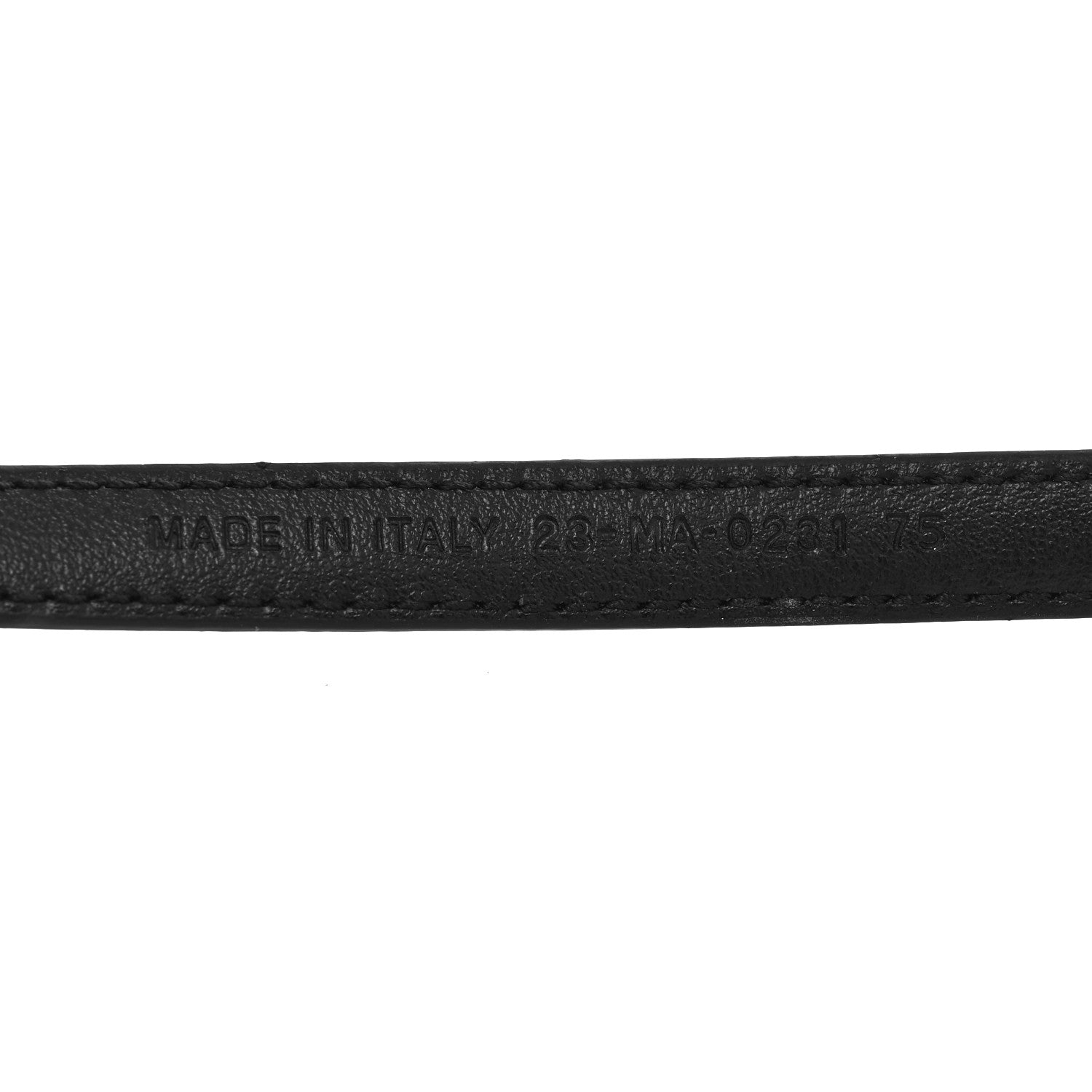 Christian Dior Calfskin Bobby CD Belt 75 Black 4 of 6