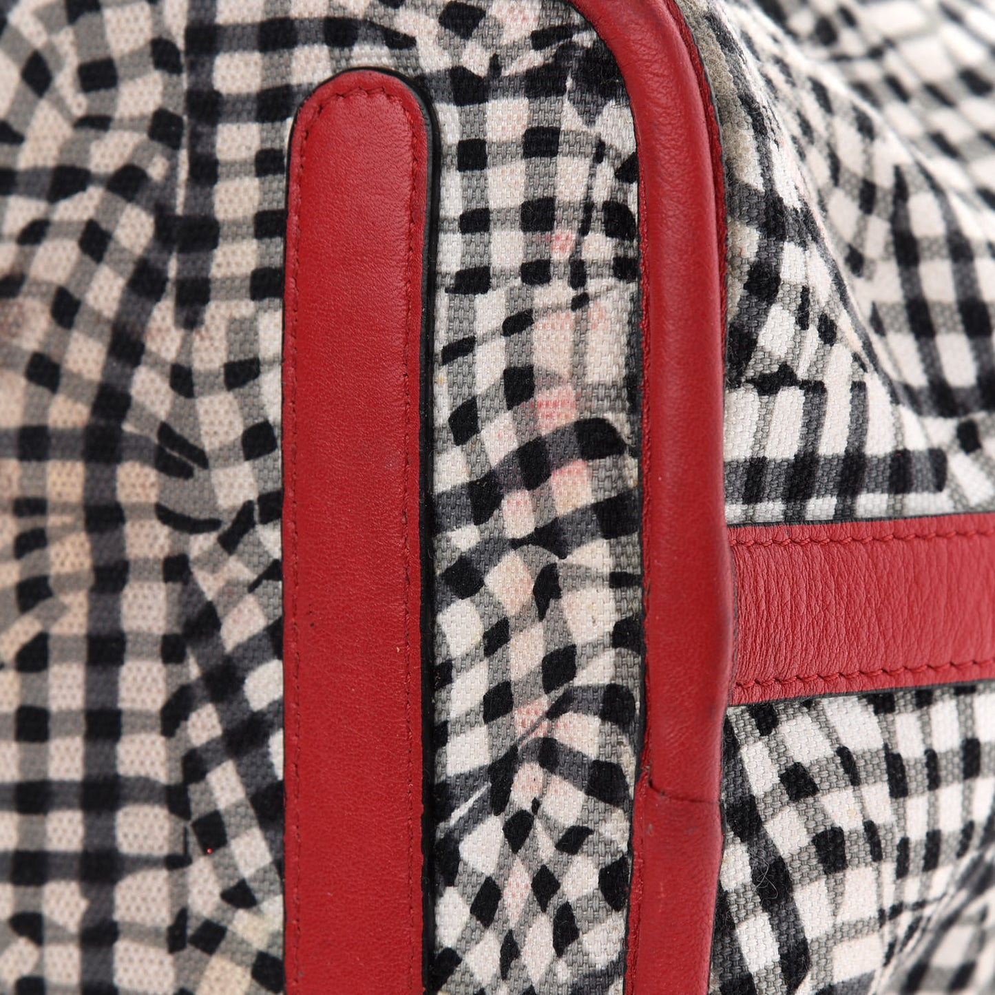 Visetos Medium Liz Reversible Shopper Tote Ruby Red