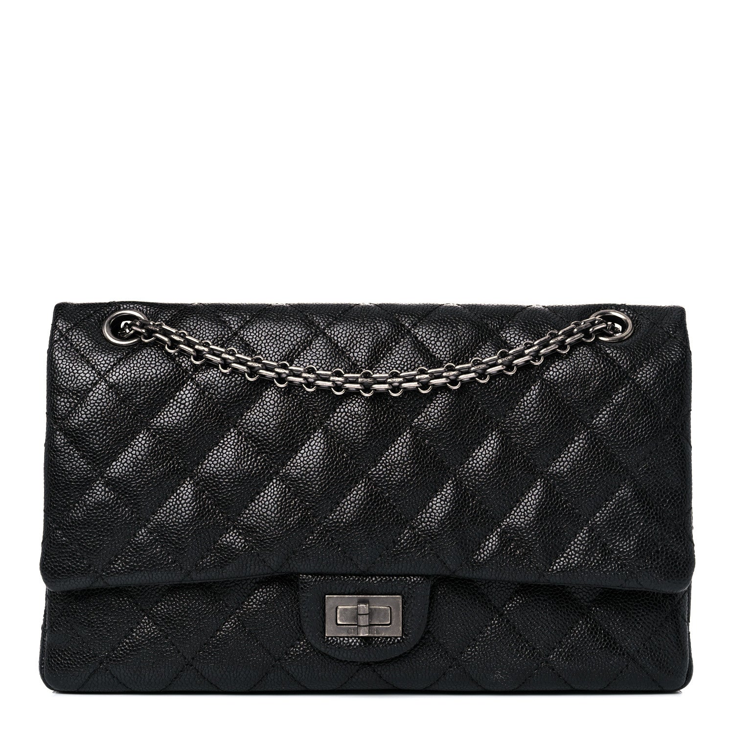 Chanel Caviar Quilted 2.55 Reissue 226 Flap Black 1 of 12