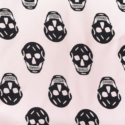 Alexander McQueen Silk Skull Scarf Pink Black 3 of 3