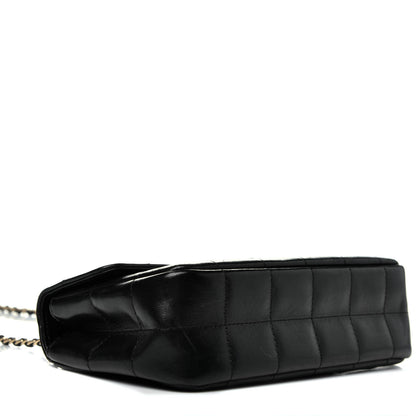 Chanel Lambskin Quilted Mini Chocolate Bar Camellia Flap Black 8 of 9