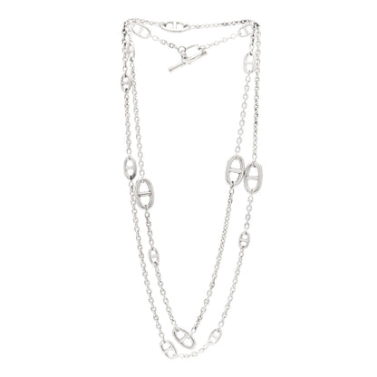 Hermes Sterling Silver Farandole Necklace 120 3 of 4