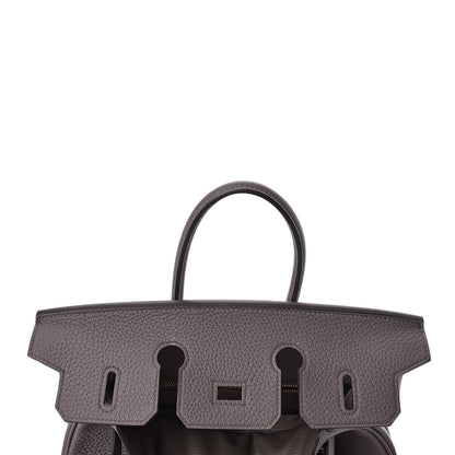 Hermes Togo Birkin 25 Etain 17 of 31
