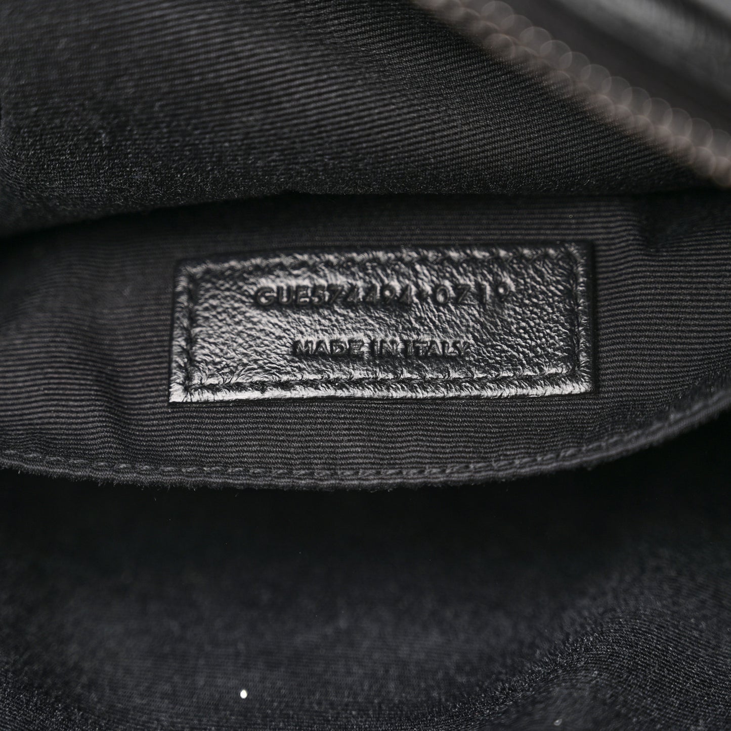 Calfskin Matelasse Monogram Lou Camera Bag Black