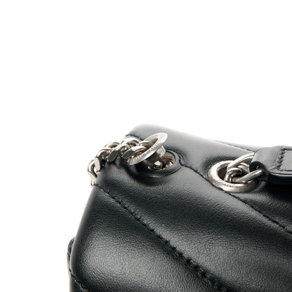 Saint Laurent Calfskin Y Quilted Monogram Small Loulou Chain Satchel Black 12 of 12