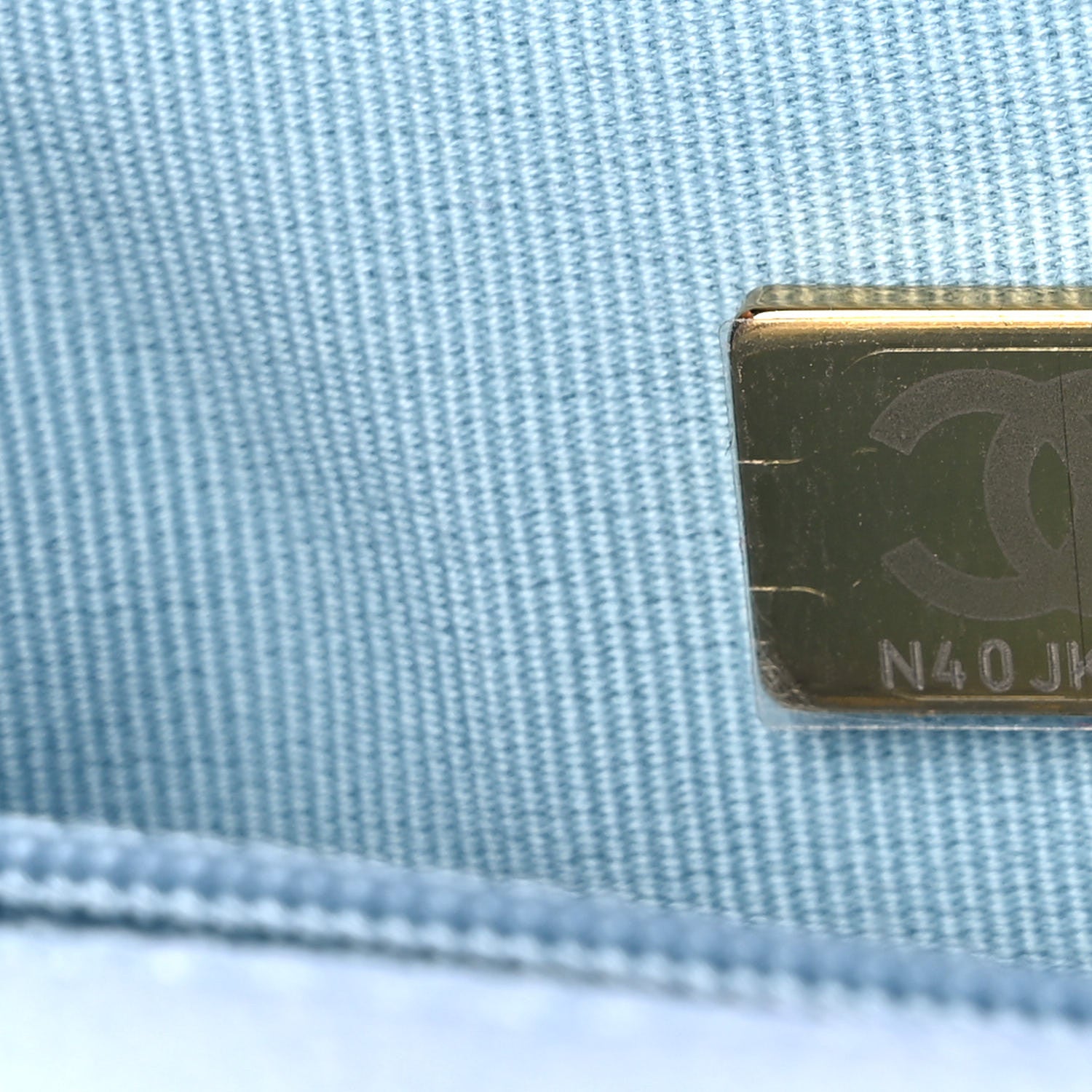 Chanel Iridescent Caviar Quilted Mini My Perfect Flap Light Blue 7 of 9