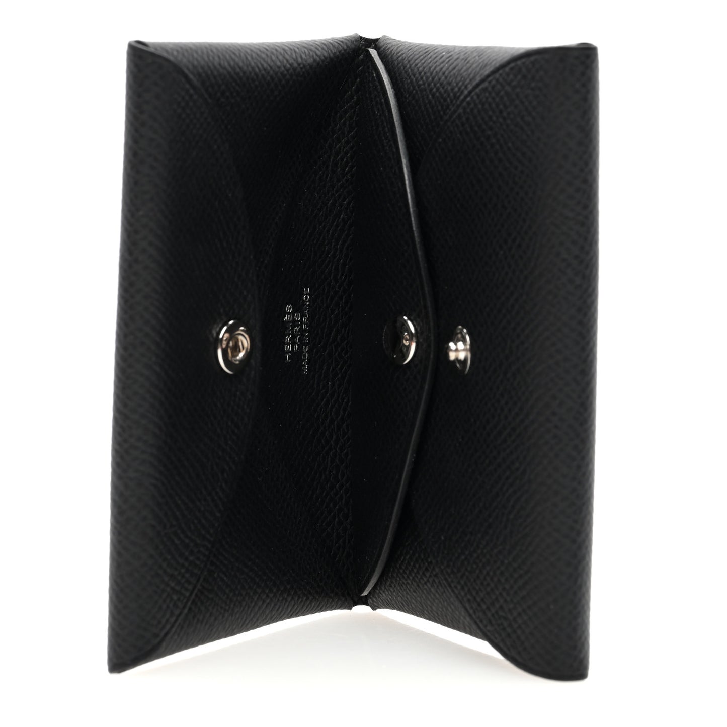 Epsom Calvi Duo Card Case Black