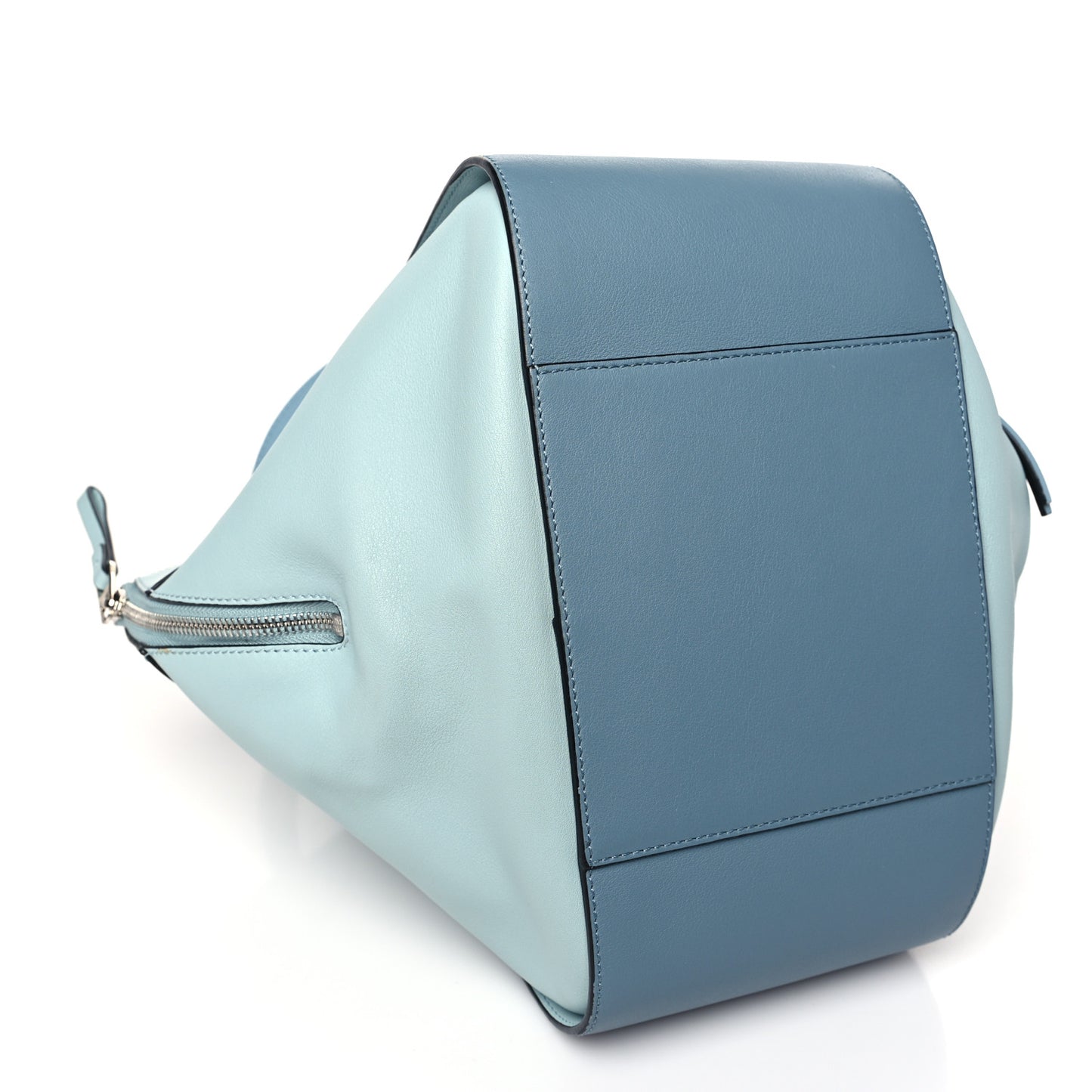 Calfskin Small Hammock Shoulder Bag Light Blue