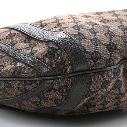 Gucci Monogram Medium Abbey Convertible Tote Dark Brown 8 of 9