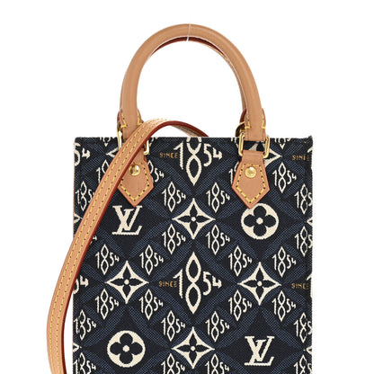 Louis Vuitton Jacquard Since 1854 Petit Sac Plat Blue 8 of 14