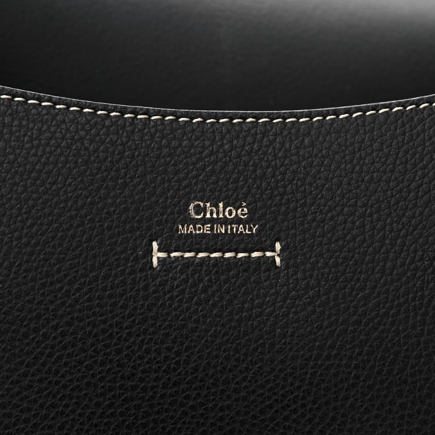 Chloe Grained Calfskin Small Darryl Saddle Crossbody Bag Black 6 of 9