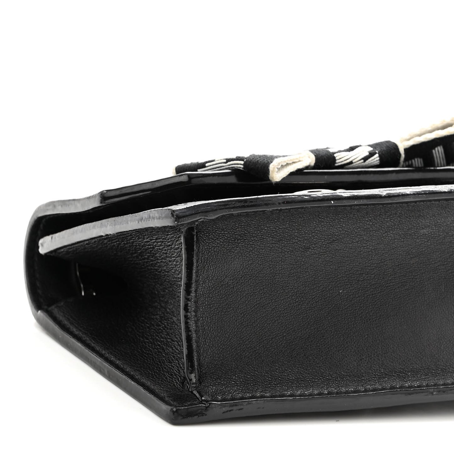 I Want Choo Finley Mini Shoulder Bag Black White