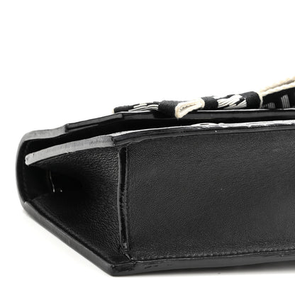 Jimmy Choo I Want Choo Finley Mini Shoulder Bag Black White 8 of 9