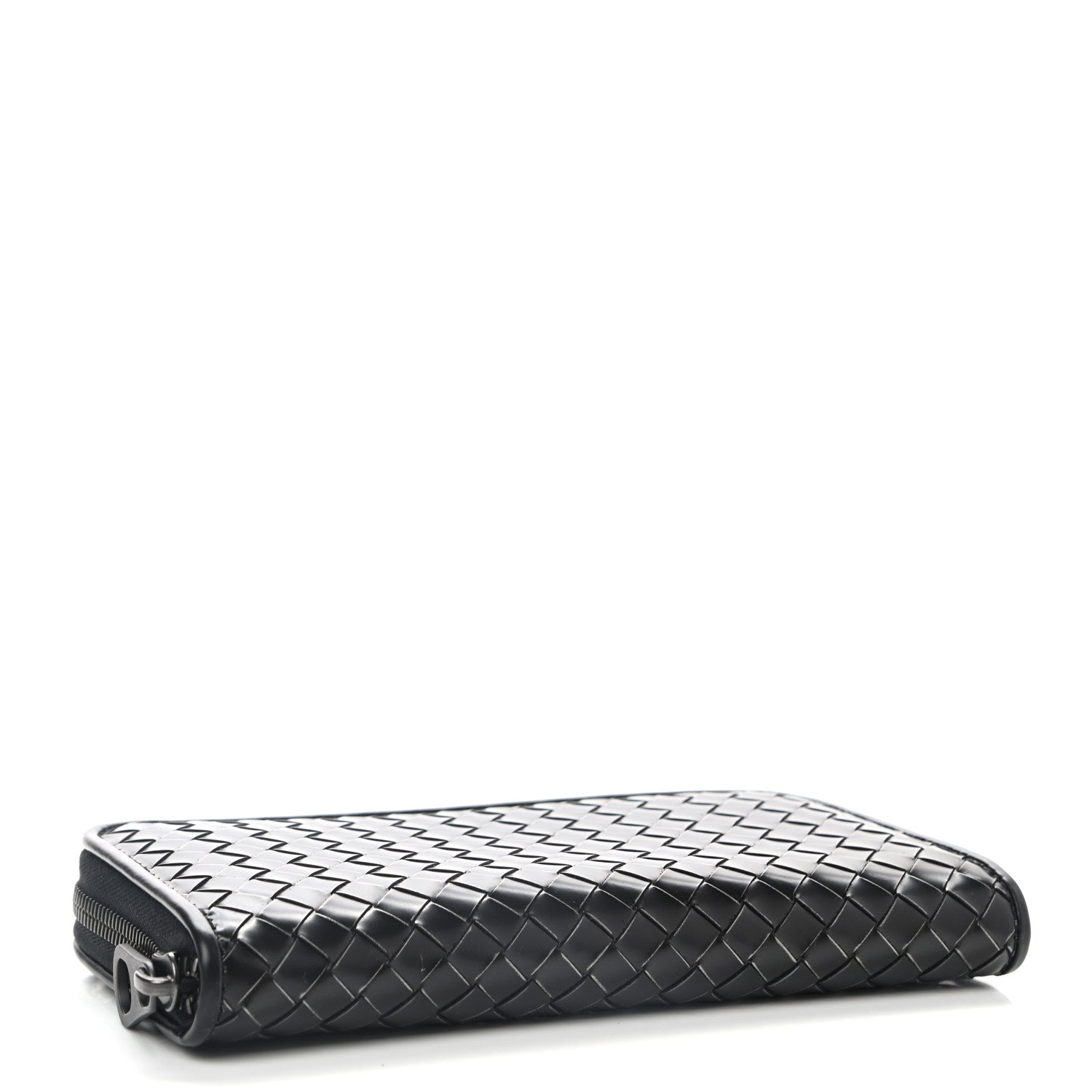 Bottega Veneta Nappa Intrecciato Zip Around Wallet Black 4 of 8