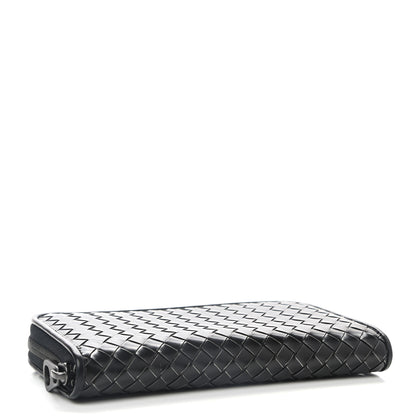 Bottega Veneta Nappa Intrecciato Zip Around Wallet Black 4 of 8