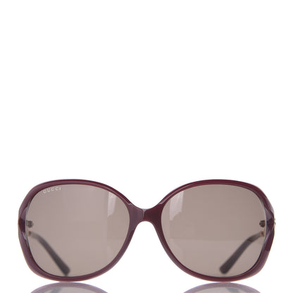 Gucci Acetate Oversized Butterfly Sunglasses GG 0076S Purple 3 of 8
