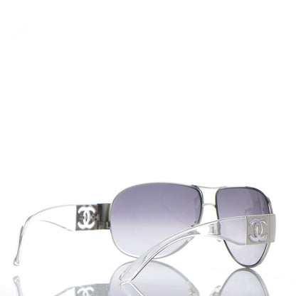 Chanel CC Logo Sunglasses 4128 Clear 3 of 5