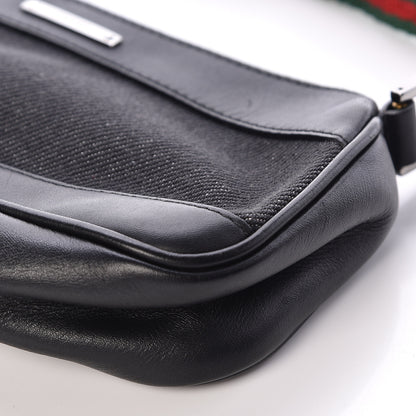 Gucci Denim Web Pochette Black 9 of 9