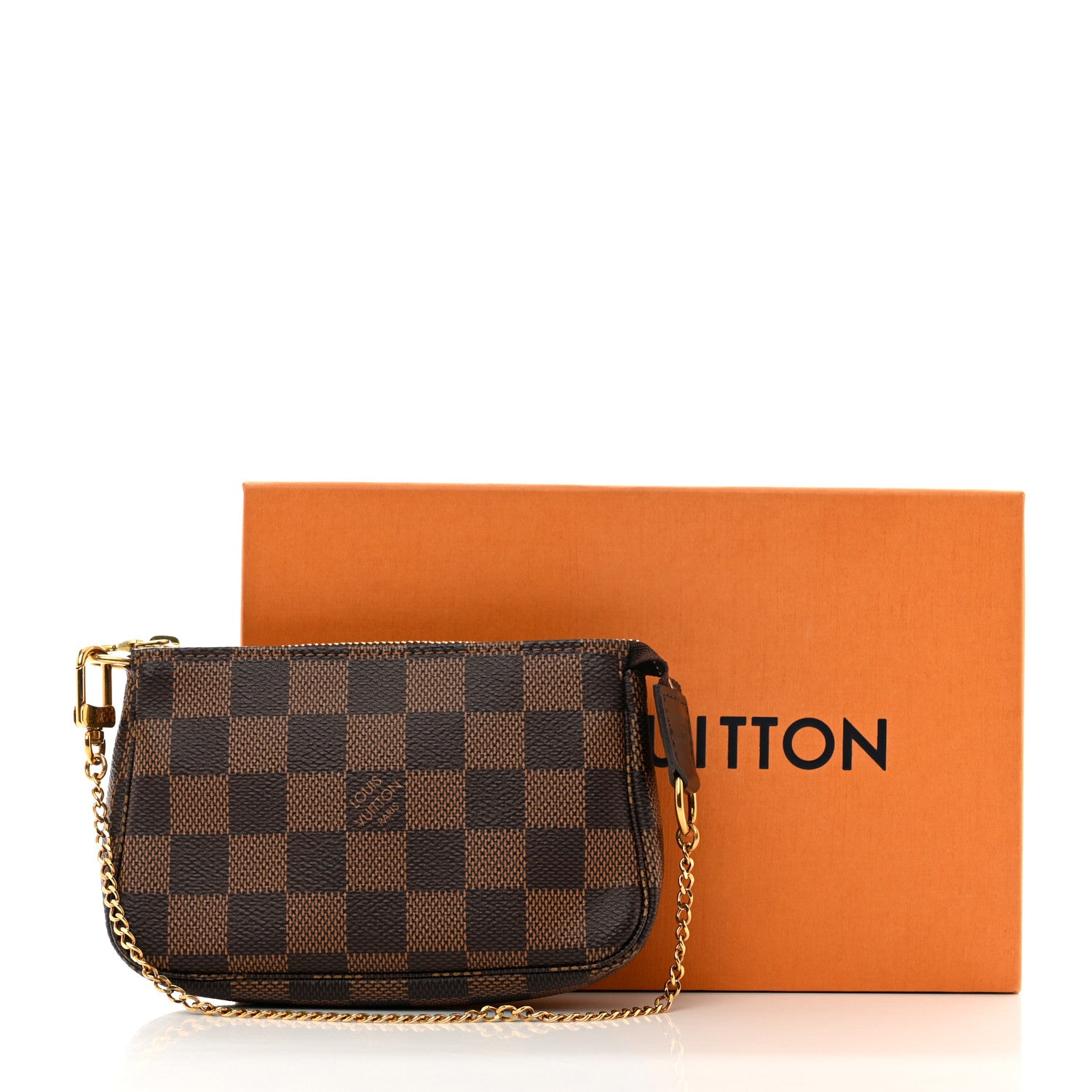 Louis Vuitton Damier Ebene Mini Pochette Accessories 7 of 7