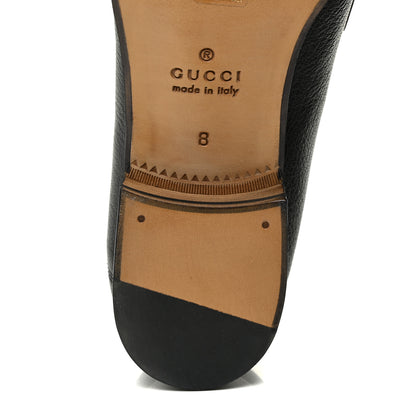 Gucci Havely Kid Web Mens Horsebit Loafers 8 Black 8 of 12