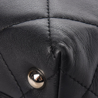 Chanel Calfskin Quilted In The Business North South Tote Black 13 of 15