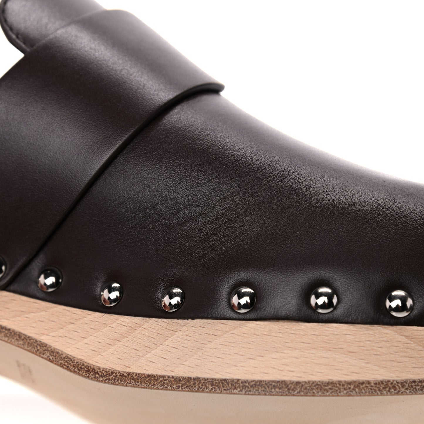 Calfskin Calya Mules 38 Cafe
