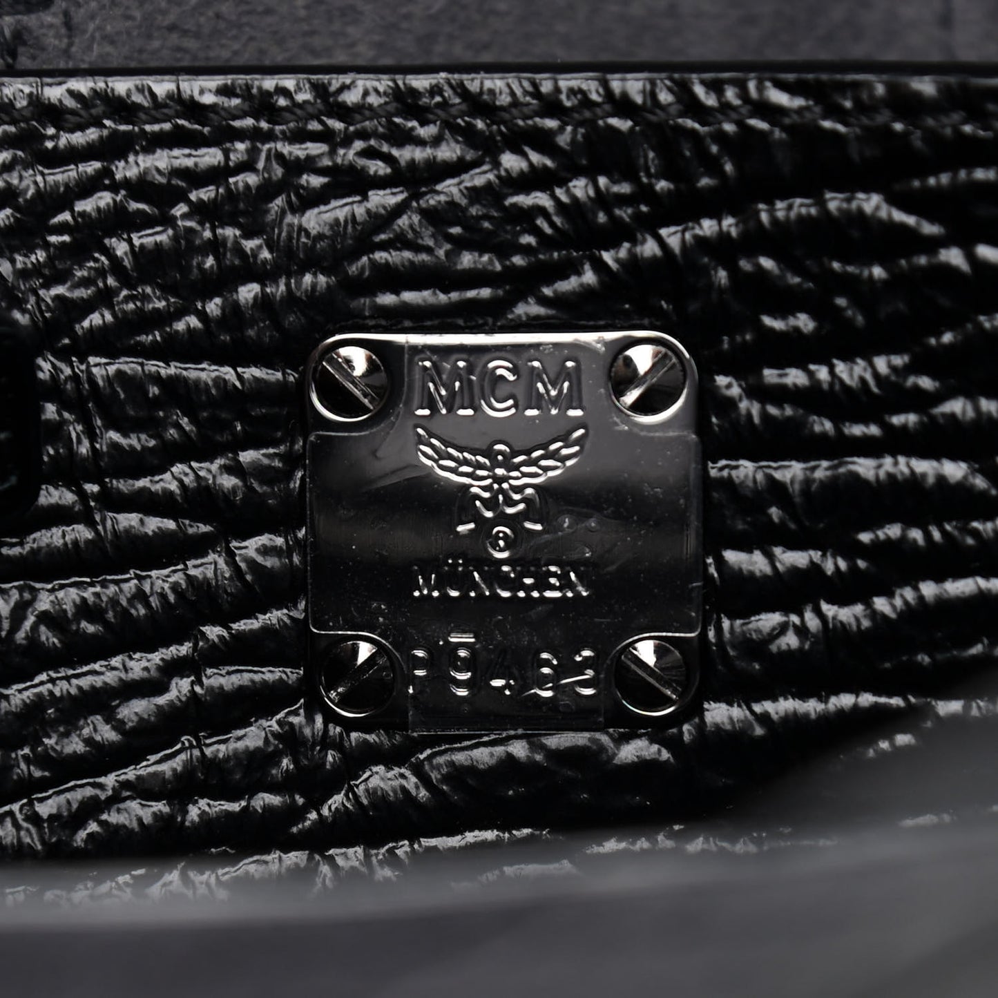 Calfskin Studded Cyber Studs Mini Milla Tote Black