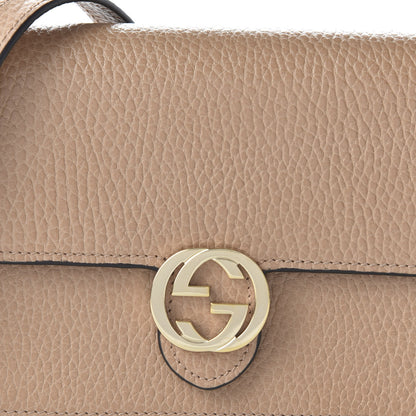 Gucci Dollar Calfskin Interlocking G Chain Wallet Camelia 8 of 9