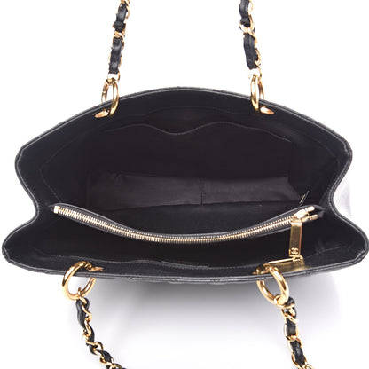 Chanel Caviar Quilted Grand Shopping Tote GST Black 5 of 12