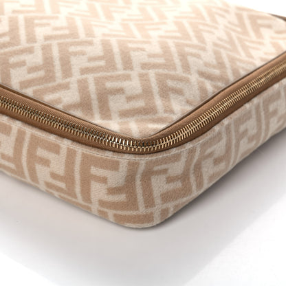 Fendi Wool FF 1974 Organizer Beige Cammello Sand 11 of 11