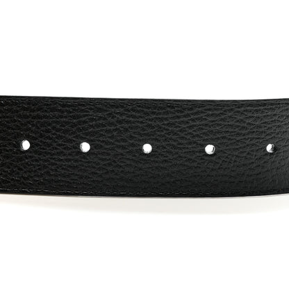 Gucci Calfskin 1973 Reversible Belt 100 40 Black Brown 5 of 5