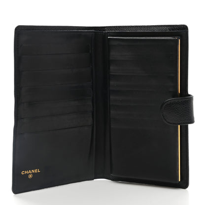 Chanel Caviar Timeless CC French Wallet Black 5 of 8