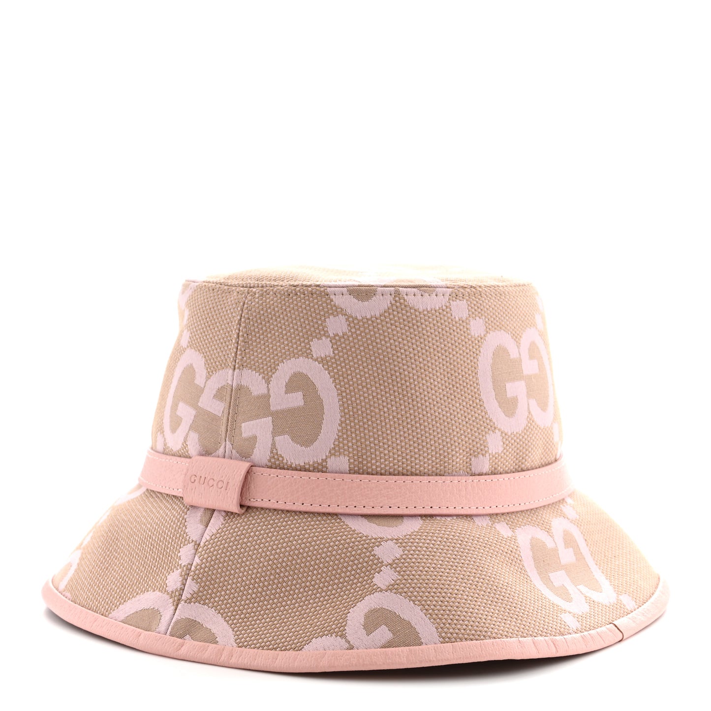 Monogram Jumbo GG Mosteria Bucket Hat S Beige Perfect Pink
