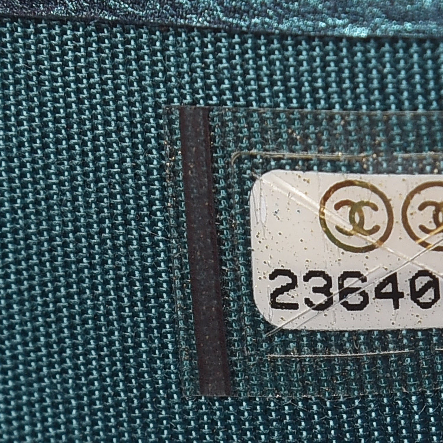 Chanel Iridescent Lambskin Quilted Small Compact Wallet Turquoise 9 of 10