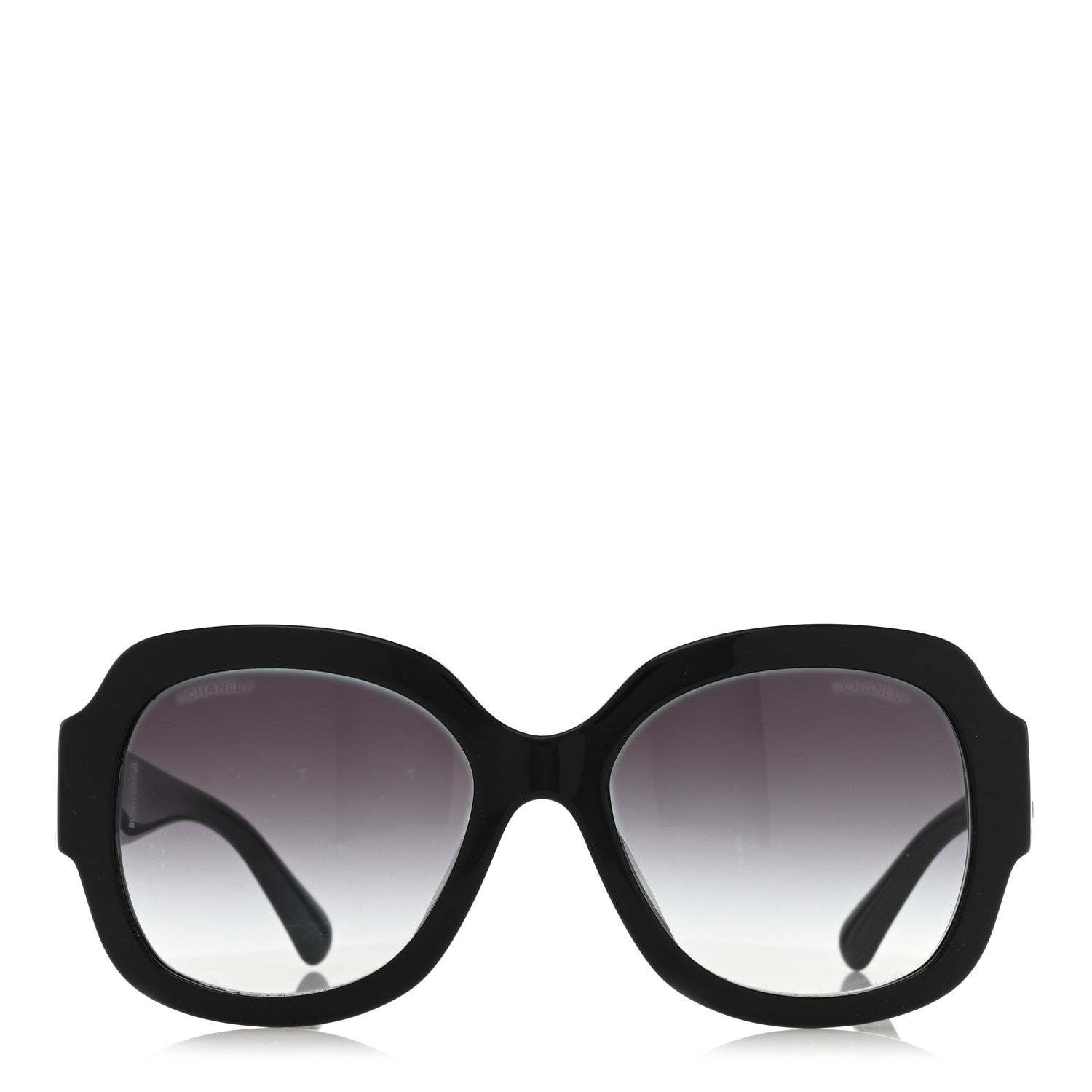 Chanel Acetate CC Sunglasses 5373 Black 2 of 9