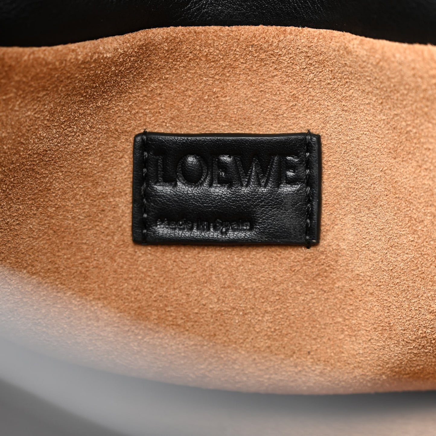 Nappa Flamenco Knot Clutch Black