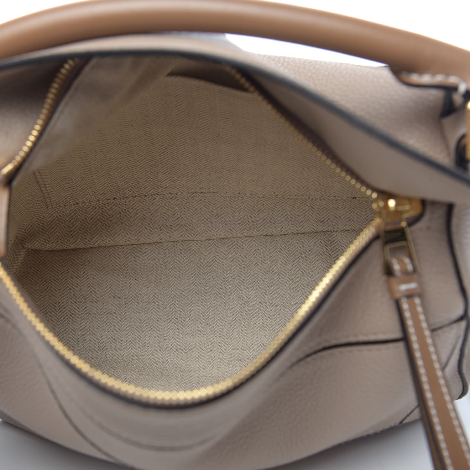 Loewe Grained Calfskin Small Puzzle Bag Sand Mink 5 of 9