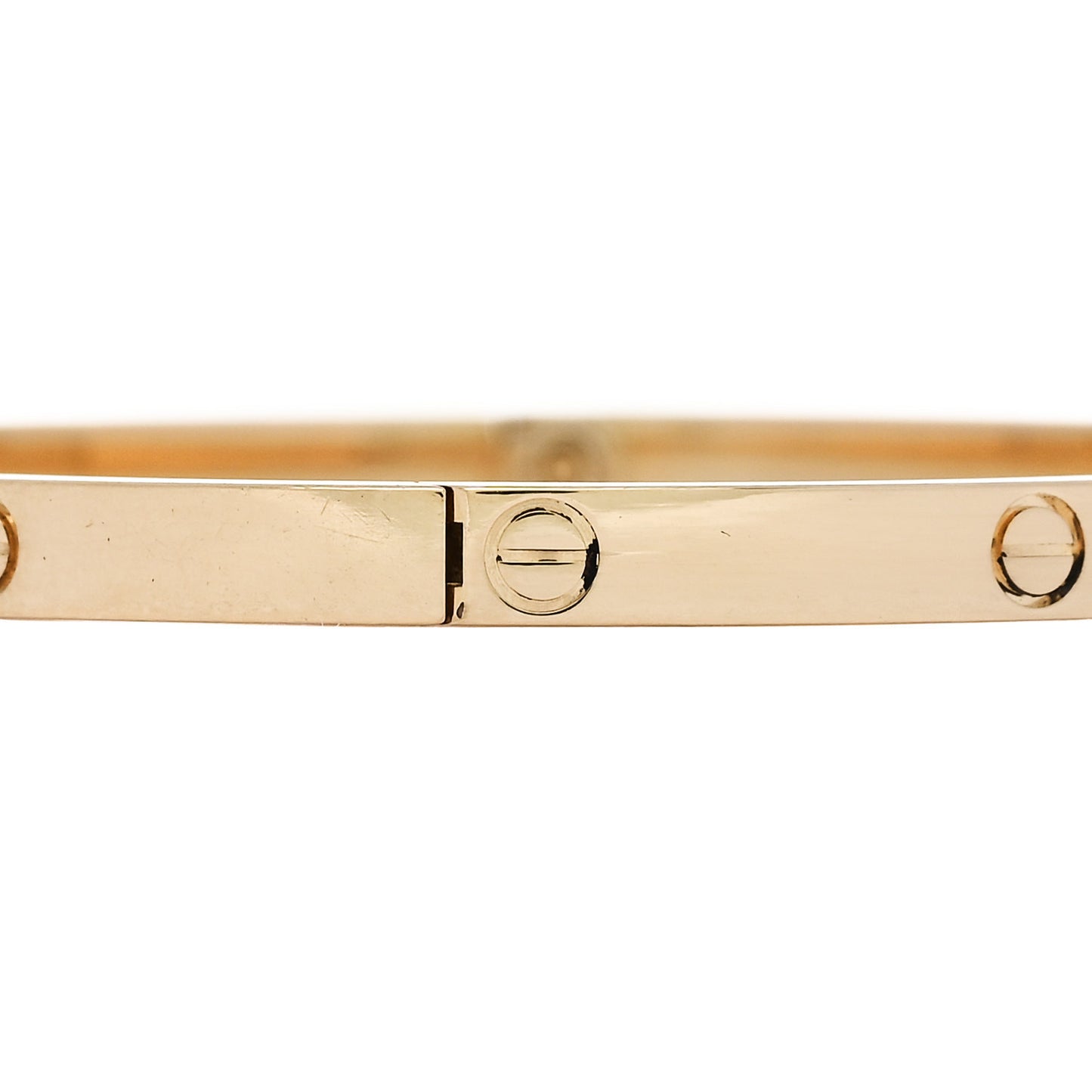 18K Yellow Gold Small LOVE Bracelet 17
