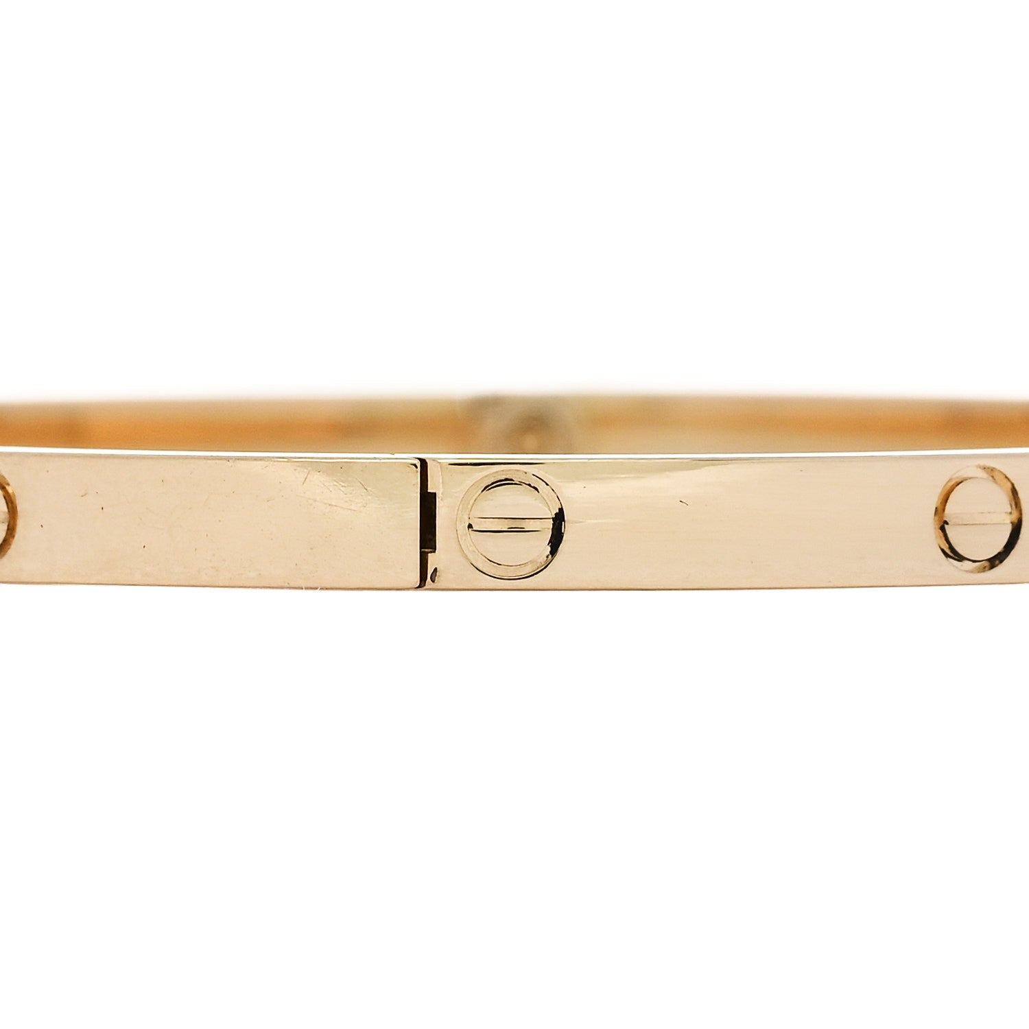 Cartier 18K Yellow Gold Small LOVE Bracelet 17 4 of 7