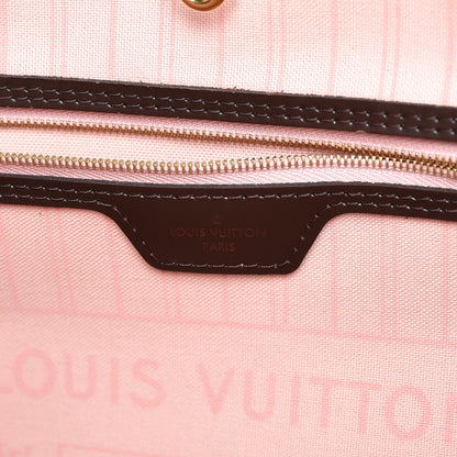 Louis Vuitton Damier Ebene Neo Neverfull MM Rose Ballerine 8 of 16