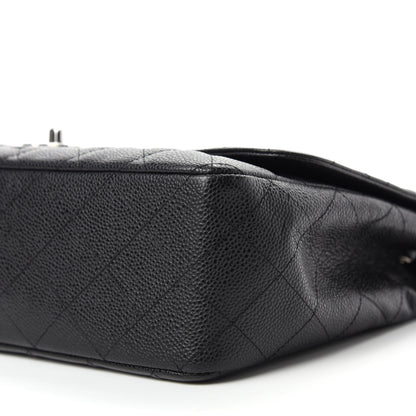 Chanel Caviar Quilted Jumbo Single Flap Black 7 of 10