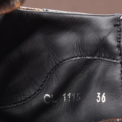 Louis Vuitton Calfskin Monogram Eldorado Desert Boot 36 Black 8 of 9