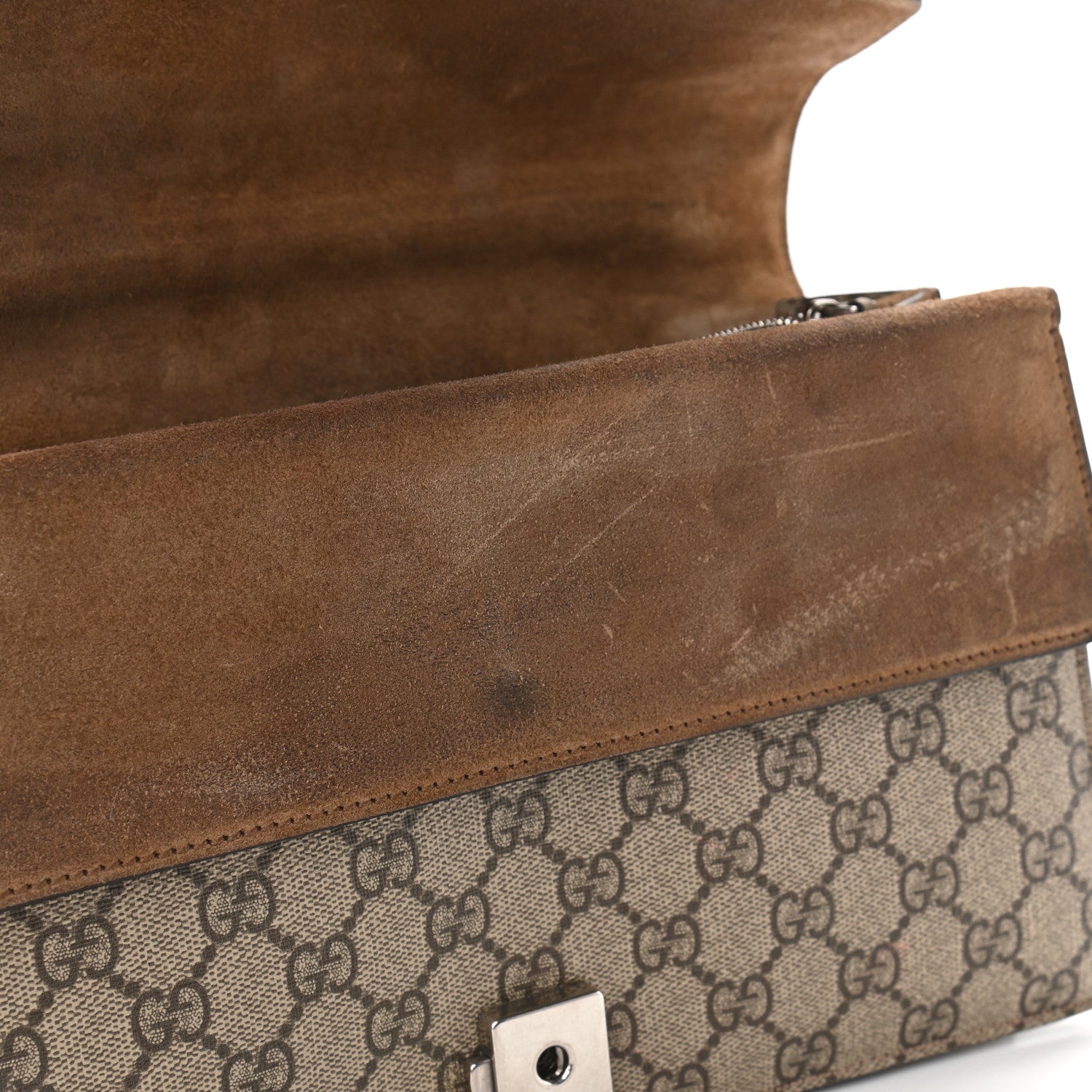 Gucci GG Supreme Monogram Small Dionysus Shoulder Bag Taupe 13 of 15
