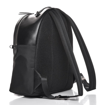 Fendi Nylon Vitello Liberty Sequin Fun Fair Embroidered Backpack Black 3 of 8